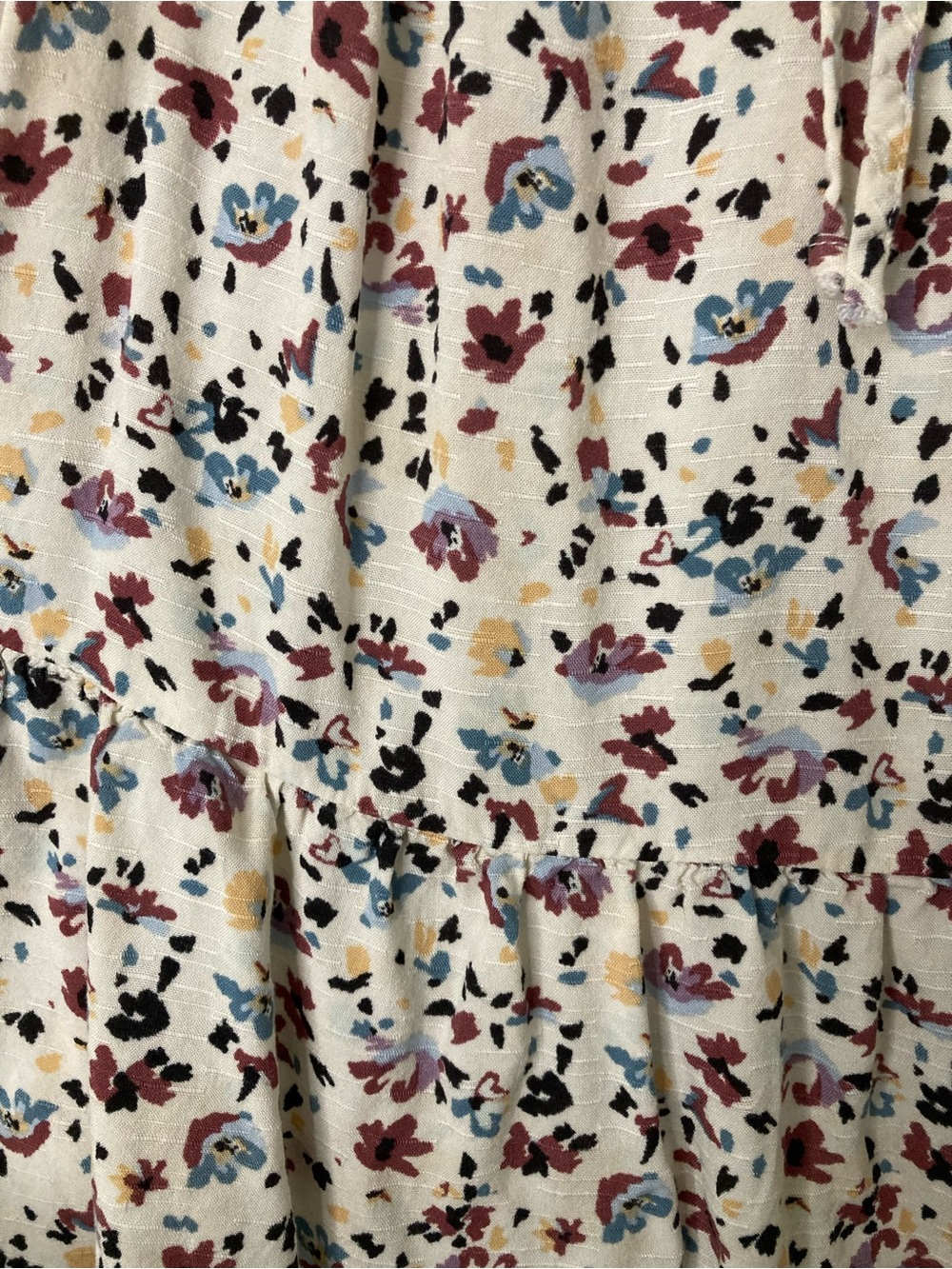 Maurices Floral Tiered Cami Tank Top XXL Plus Size Boho Babydoll - Picture 3 of 8
